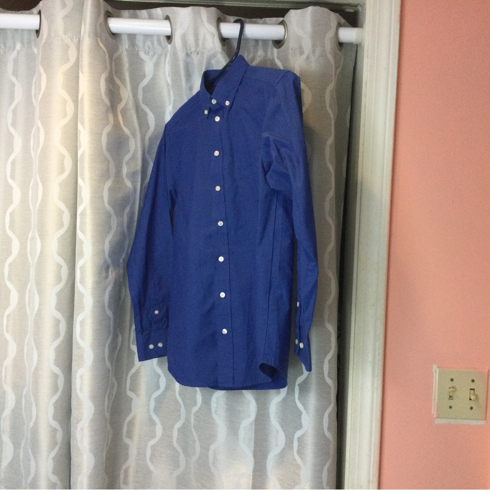 Buttoned Blue Shirt